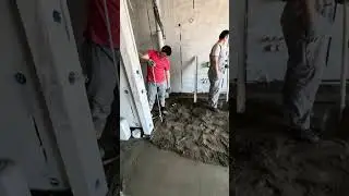 Полусухая стяжка пола М300. Ручным способом 👍
