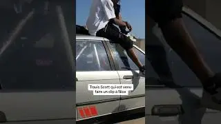 Travis Scott Spotted Shooting Music Video In Nice’s Stadium in France 🇫🇷