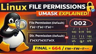 Linux UMASK Finally Explained! | Default File & Folder Permissions