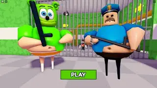 GUMMY BEAR BARRY'S PRISON RUN! OBBY Full Gameplay 
