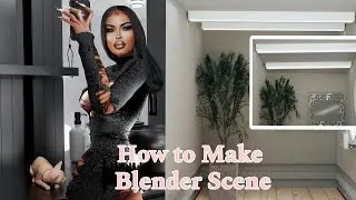 Sims 4|How to make a blender scene🤎