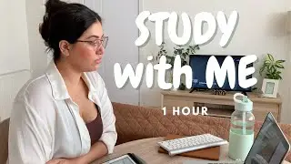 Medical Student Study with Me | 1 hour productivity session