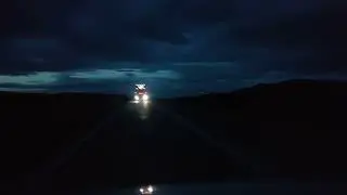 НОЧЬ ТРАССА .