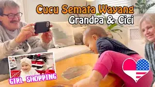 AKSI LUCU DI DEPAN KAKEK NENEK BULE | GIRL SHOPPING WITH CICI | ISTRI BULE