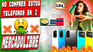 los TELÉFONOS más VENDIDOS en MERCADO LIBRE 🇲🇽 🏆del PEOR ❌ al MEJOR ✔️