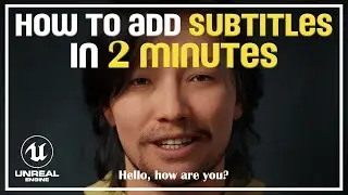 How to add Subtitles/Change Subtitle Font in Unreal Engine 5