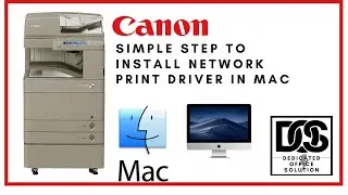 Canon IR ADV C50 52 Series Mac Printer Driver Installation