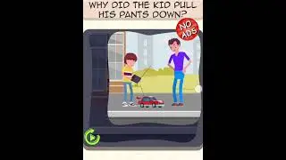 Why did the kid pull his pants down 😱 respect 