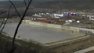 ВОДОЗАБОР РЕКА БЕЛЬБЕК СЕВАСТОПОЛЬ ДАМБА 18 02 21