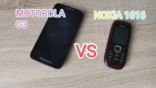 Motorola g3 vs nokia 1616 speed test (старый кнопочный телефон против сенсорного)