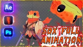 Animation - Grung Knight - Frog🐸🐸🐸