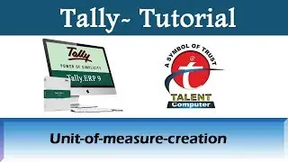 Unit of measure,creation,dispaly,alter and delete in tally erp9