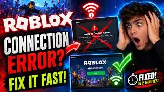 🔥 Roblox Unable to Contact Server? Fix the Connection Error Fast!