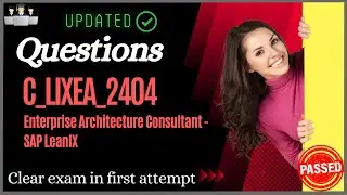 SAP C_LIXEA_2404 Certification Questions and Study Material [Latest]