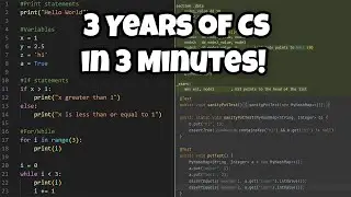 3 Years of College Computer Science in 3 Minutes