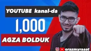 Biz eŷŷam 1000 agza bolduk | Nadip? Minnetdarlyk.