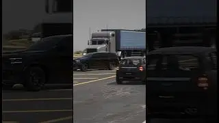 Hellcat Durango Almost GETS SMASHED BY TRUCK DRIVER AFTER DOING THIS!!!!