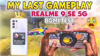 🔥After Update: Realme 9 SE BGMI Test on a Fps Meter