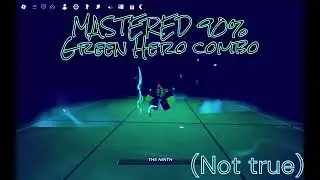 MASTERED 90% Green Hero combo | Heroes Battlegrounds
