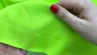 Хлопок  салатового цвета однотонная 16863