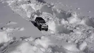 Kyosho 4X4 mini-z Jeep Wrangler Rubicon - proviamola sulla neve