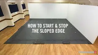 OCTAeco floor - sloped edge - how to start and stop