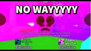 NO WAYYYY!!!!!!!!!! (Roblox) Hatching the TITANIC JELLY CAT in Pet Simulator X