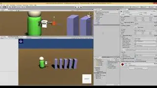 Unity Tutorial - Shoot Player Gun with Button, Key and Fire 1