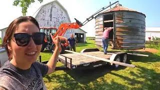 GRAIN BINS GO FLYING!