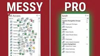 Organize Your Access Database with Custom Groups in the Navigation Pane