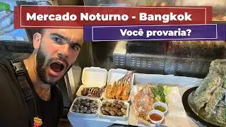 MERCADO NOTURNO EM BANGKOK - JODD FAIRS Rama 9 - TAILÂNDIA