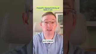 Powell’s Speech Hints at Rate Cuts  #forex #shorts