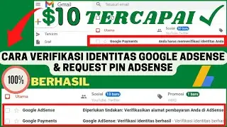 How to Verify Google Adsense Identity and Request Adsense Pins after reaching the Latest $10 2022