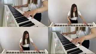 Плачу на техно - Cream Soda & ХЛЕБ // Кавер на пианино