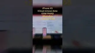 iphone xs iCloud remove done gsm fahad