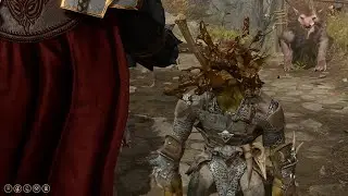 Throwing Poop At Goblin's Face In Baldurs Gate 3 WAR COLORS