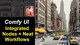 ComfyUI 22 Integrated Nodes Make for a Neat and Tidy Workflow, Stable Diffusion