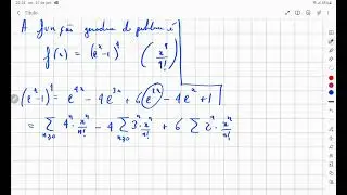 Problemas que usam função geradora exponencial