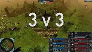 Dawn of War 2 - 3v3 | Frid + gbeastlord + winman158 [vs] Snno1 + DiesIrae27 + Siegureboy