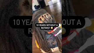 10 year old free form locs I was very impressed with these #locs #locjourney #locstyles #locretwist
