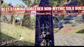 ESO [Stonethorn] Stamina Sorcerer 1vx Solo PvP Build