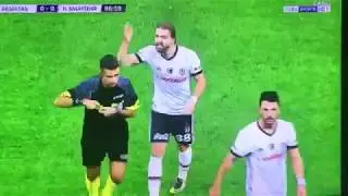 Caner Erkin'den Hakeme.. Köpek, seni orospu cocugu ( Besiktas 1-1 Basaksehir )