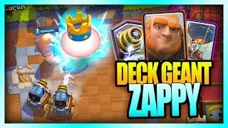 THE EXTREME VIOLENCE OF THE GIANT ZAPPY BALLOON DECK!! - Clash Royale
