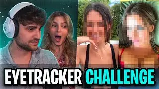 "ICH HABE NUR AUF DIE KETTE GESCHAUT" Eyetracker Challenge mit Melina👙😂