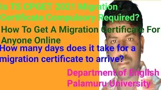 TS CPGET 2021 Certificate Verification Full Information