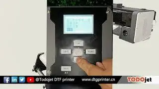 Switch Chinese to English for Todojet A3 DTF printer