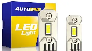 Review of the AUTOONE H7 Headlight Bulb 6000K White with Turbofan,