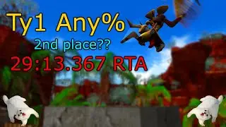 [2nd Place] Ty The Tasmanian Tiger Any% Speedrun in 29:13RTA