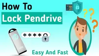 How To Set Password In Pendrive | Lock Pendrive With Password | BitLocker