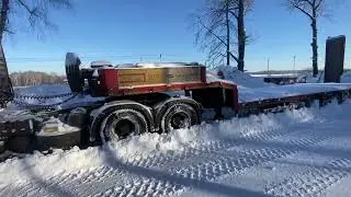 И снова MAN не едет по снегу.